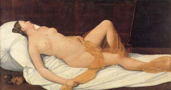 LICINIO, Bernardino Reclining Female Nude oil painting image
